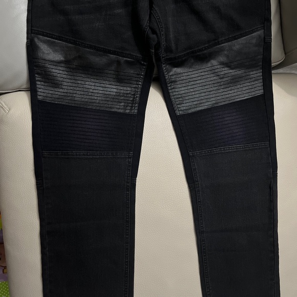 NWT - Desigual Men’s Patchwork Slim Straight Jeans - Size 36 - Picture 5 of 13